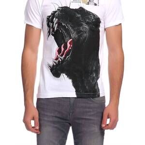 NEW DOMREBEL men's t-shirt in white